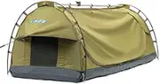 [KINGS] Deluxe Single Swag Outdoor Camping 50mm Foam Mattress Canvas