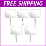 Durable 5-Pack Handheld Mirrors with Comfortable Grip for Hair Professionals