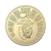 AFL Western Bulldogs $1 One Dollar Gold Coin 2024 Rare Collectors Limited Edition