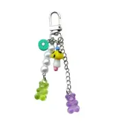 New Phone Strap Lanyard Bear Pendant Key Chain Charm for Earphone Books Bag