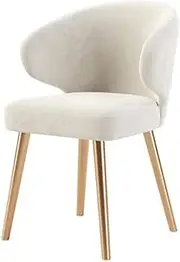 Stable Flannel Surface Office Desk，Home Sofa，Modern Urban Style Upholstered Desk Chair，Computer Chair with Creative Back Cushion Mobile