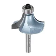 Roundover Router Bit 1/4 Shank 1/2" Radius Tungsten Steel Tip Light Blue