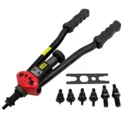 16'' Hand Rivet Nut Tool Kit – M3-M12 Rivnut Gun with Mandrels 607