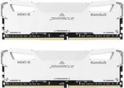Timetec Pinnacle Konduit 64GB KIT(2x32GB) DDR4 3600MHz PC4-28800 CL18-22-22-42 XMP2.0 Overclocking 1.35V Dual Rank Compatible for AMD and Intel Desktop Gaming PC Memory Module - White