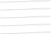LOLIPPYY 5Pcs Beading Needles Iron Wire Embroidery Needles for Jewelry Making DIY Crafts and Sewing Projects Durable Opened Needles with Eye Design