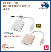 Type-C USB 3.1 4K to HDMI Adapter Cable Converter For MacBook Samsung ChromeBook
