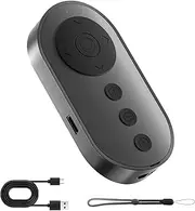 Bluetooth Camera Remote Shutter with Zoom and Front/Rear Camera Switch for Photo and Vlogging,Wireless Video Scrolling Remote for iOS & Android Smartphone, Cellphone Remote Clicker for Tiktok