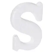 Foam Letters S Letter EPS White Polystyrene Letter Foam 100mm/4 Inch