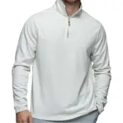 Fundamental XXL Coast Sunset Quarter Zip Pullover Lightweight Long Sleeve NWT