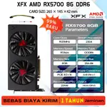 原裝 99%全新 XFX AMD RX5700 8G 256BIT GDDR6 AMD 卡雙風扇遊戲卡