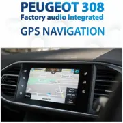 Peugeot 308 2013-2014 GPS Navigation retrofit for factory infotainment