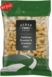 Cashews Roasted and Unsalted, 300 G, Cashews Roasted and Unsalted