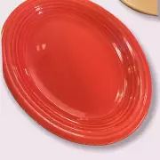 Fiesta Ware Medium Persimmon Platter 11 1/2"