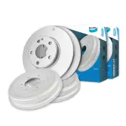 Bendix Front GCT Brake Rotors Drums for Nissan Navara D40 2.5L 05-15 Thailand
