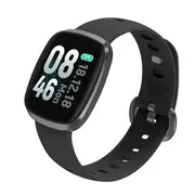 Smart Watch GT103 IP67 Waterproof Blood Pressure Fitness Tracker Sleep Monitor Music Control Full Screen Touch - grey