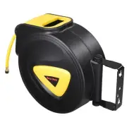33ft Retractable Air Hose Reel Auto Rewind Wall Mount Garage Tool Compressor