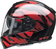 Z1R Warrant Panthera Helmet Black/Red XL 0101-15209