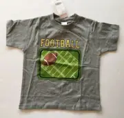 NWT Gymboree Junior Varsity Outlet 3 3T Heather Gray Football Tee