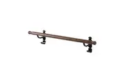 Stubbs Retro Rug Rail (Black/Brown) (One Size)