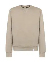 Aspesi Logo Detailed Crewneck Sweatshirt Nude