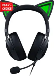 Kraken Kitty V2 - USB Headset with RGB Kitty Ears - Black