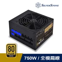 在飛比找PChome24h購物優惠-銀欣 ST75F-GS 80 PLUS金牌認證 750W