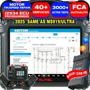 Genuine Autel MS909 Diagnostics Scan Tool 2025 w/Motor TruSpeed Topology 2.0