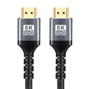 Bakeey 8K/60Hz 4K/120Hz HD2.1 Cable 48Gbps High Speed Audio Video Connector Cable HD-compatible 8K 4K Ultra HD Line 1M/2