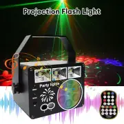 3 In 1 Laser Projector 5V LED RGB Strobe Stage Light DJ Disco Party Lighting
