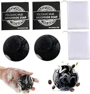 2Pcs Lava Soap 60g Lava Soap Bar for Effective Cleansing & Sexy Curves Face Soap Bar for All Skin Types, Arm Waist Leg Buttock Body Acne Soap for Face