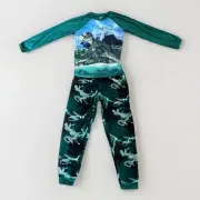 WONDER NATION BOYS DINOSAURS FLANNEL PAJAMA SET SIZE XL