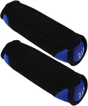 Kisangel 1 Pair Soft Sandbag Dumbbells for Hand Training Portable Hand Weights for Fitness for Bicep Curls Lunges and Tricep Extensions Comfortable Grip Home Gym Equipment