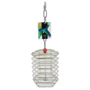Featherland Paradise Stainless Steel Baffle Cage No Fill for Bird Toys - 2 Sizes