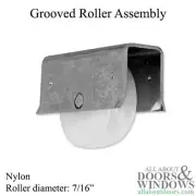Roller For Sliding Windows Nylon Wheel and Metal Cover Two Rollers For Windows