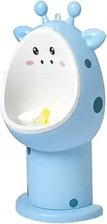 NAMOARLY Boys Urinal Potty Cute Giraffe Design for Toilet Training Portable Split Design with Aiming Pinwheel Durable Material Sky Blue