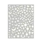Nail Sliders Beautifying Diy Flower Luminous Pattern 3d Spring Decal Persistent