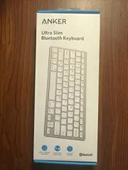 ANKER Ultra Slim Bluetooth Keyboard Apple & Android Compatible - White