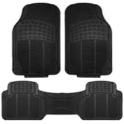 Universal Floor Protection Car Front Rear Rubber Floor Mats SUV Van Truck