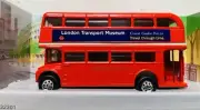 Brand New 1997 Corgi Routemaster Double Decker Bus London Transport Museum Ads