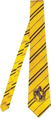 Hufflepuff Tie Harry Potter Wizard Fancy Dress Up Halloween Costume Accessory