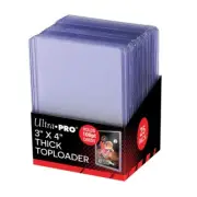2 Packs of 25=50 Ultra PRO 100pt Top Loads 100 pt Toploaders for THICK Cards
