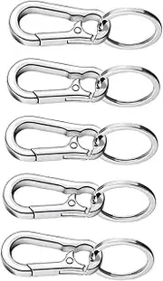 [SAFIGLE] 5pcs Practical Quick Release Portable Key Rings Lightweight Durable Key Chains for Men and Women for Household Use Go Convenience
