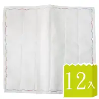 在飛比找博客來優惠-日式8層繡花木質纖維抹布-30×35cm-12條入
