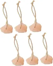 BESPORTBLE 6pcs Salt Blocks on Rope Mineral Licking Blocks for Horses Cattle Deer