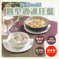 在飛比找蝦皮購物優惠-日本製【Sanada】圓型微波托盤