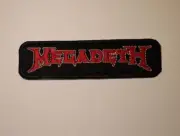 Megadeth Patch Embroidered Iron/sew on