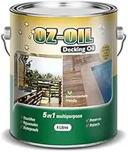 Oz Oil Decking Oil Made from Natural Plant Oils 4L