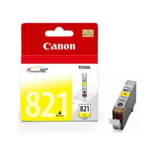 【正原廠】【全新福利品】CANON CLI-821Y 黃色 原廠墨水匣