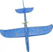 OFFIGAM 1Pc USB Rechargeable LED Aircraft Plaything Electric Whirly Airplane for Lightweight Design for Outdoor Fun and Parent Interaction