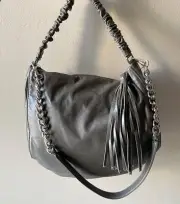 Oroton Fortuna Medium/Large Hobo Bag in Grey - New with tags - RRP $595